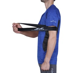 NIVIA Lateral Resistance Band 2.0 Pack of 2 - Black & Red - Heavy & Medium Resistance