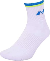 NIVIA Foot Compress High Ankle Socks (Pack of 3) Black, White, Grey - Freesize