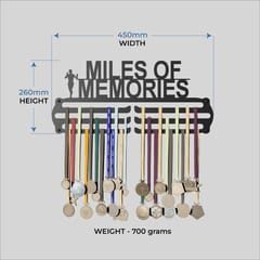 Standard Medal Display Hanger - Miles of Memories Design