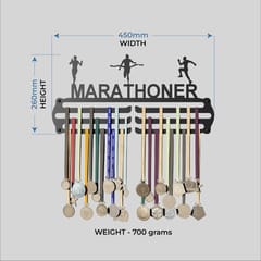 Standard Medal Display Hanger - Marathoner Design