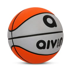 Aivin Onset Basketball (Grey-Red) Size-7