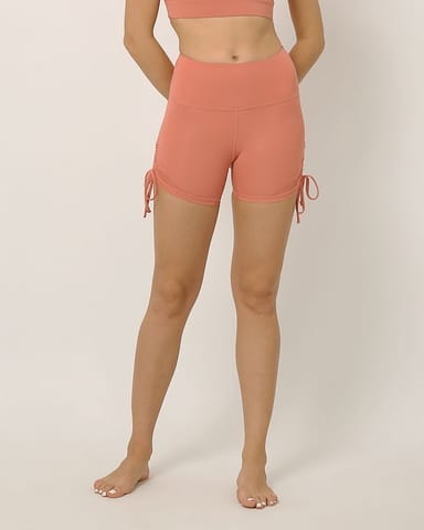 Kosha Yoga buttR Yoga Shorts - Salmon Pink