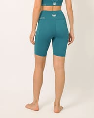 Kosha Yoga buttR Yoga Biker Shorts - Emerald Green