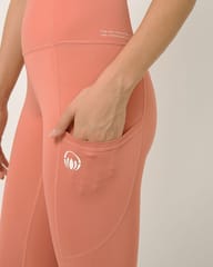 Kosha Yoga buttR Yoga Pants - Salmon Pink