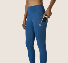 Kosha Yoga buttR Yoga Pants - Ocean Blue(Single Pocket)