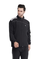 NAVYFIT Men's Gym, Yoga, Sports, Running Active Wear Track Suit Set With Zipper Pockets (201)