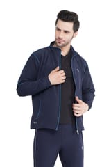NAVYFIT Men's Regular Fit Sports Active-wear Jacket With Full Sleeve & Zipper Pockets (NV04)