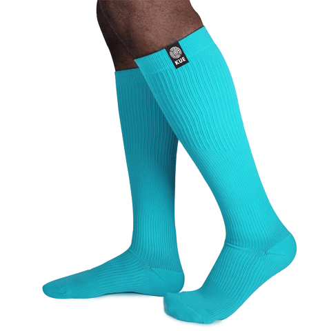 KUE Graduated Compression Socks - Turquoise