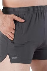 NAVYFIT Men's Running, Gym, Yoga, Sport Work Out Active Wear Shorts (MRS05) (Pack of 3) Dark Grey