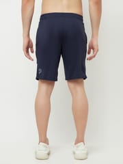 TRUEREVO 9" Sports Training Running Dry Fit Solid Shorts for Men - Navy