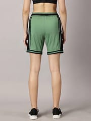 Defy Gravity Basketball Shorts for Women - Avocado Green